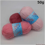 BEBE TAMM (50g). Soft Acrylic Yarn especially designed for crochet and knitting baby clothing