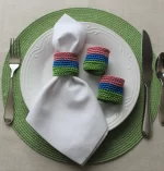 3 colors easter napkin rings - Image 5