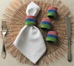 3 colors easter napkin rings - Image 2