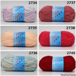 BEBE TAMM (50g). Soft Acrylic Yarn especially designed for crochet and knitting baby clothing - Image 6