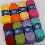 Sinfonia (100grs) - Omega 100% Mercerized Cotton Yarn, Knitting Yarn, Crochet Cotton Yarn, Crochet Yarn