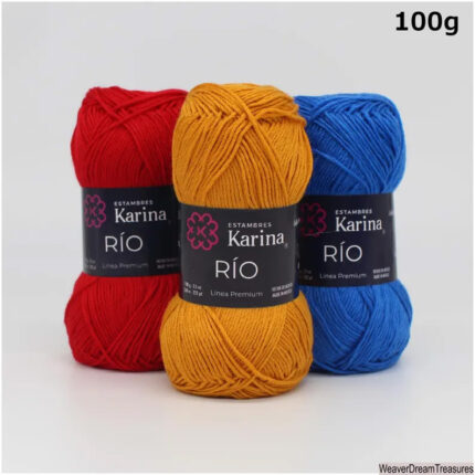 Rio yarn (100g). Estambres Karina. Yarn for crochet and knitting. Yarn for embroidery. 100% acrylic yarn. Acrylic amigurumi yarn.